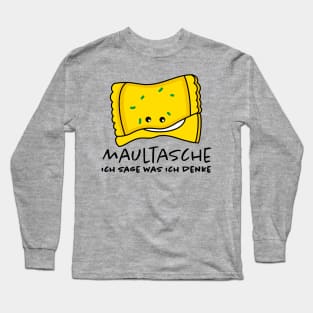 Funny Maultasche (b) Long Sleeve T-Shirt